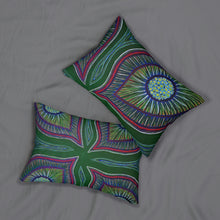 Load image into Gallery viewer, Peacock (Lumbar Pillow)
